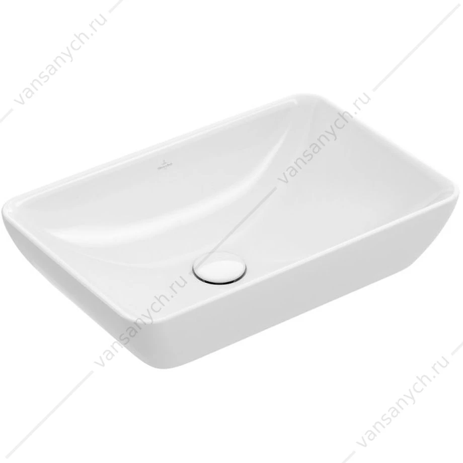 Раковина 55х36 накладная Villeroy & Boch VENTICELLO, белый, 41135501