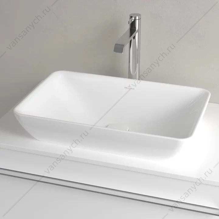 Раковина 55х36 накладная Villeroy & Boch VENTICELLO, белый, 41135501