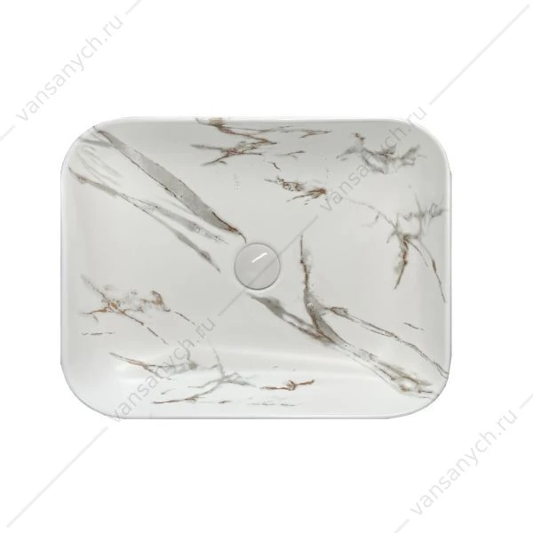 Раковина 50х39 Comforty N78109MWY-2 под мрамор матовая