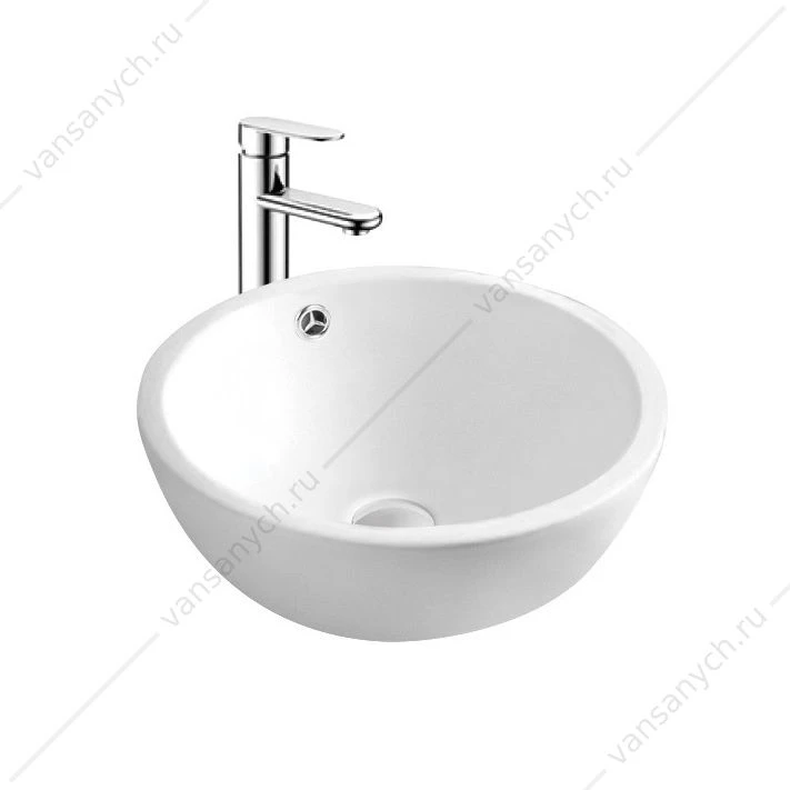 Раковина 44х44 накладная 44х44 Aquatek белая AQ5354-00