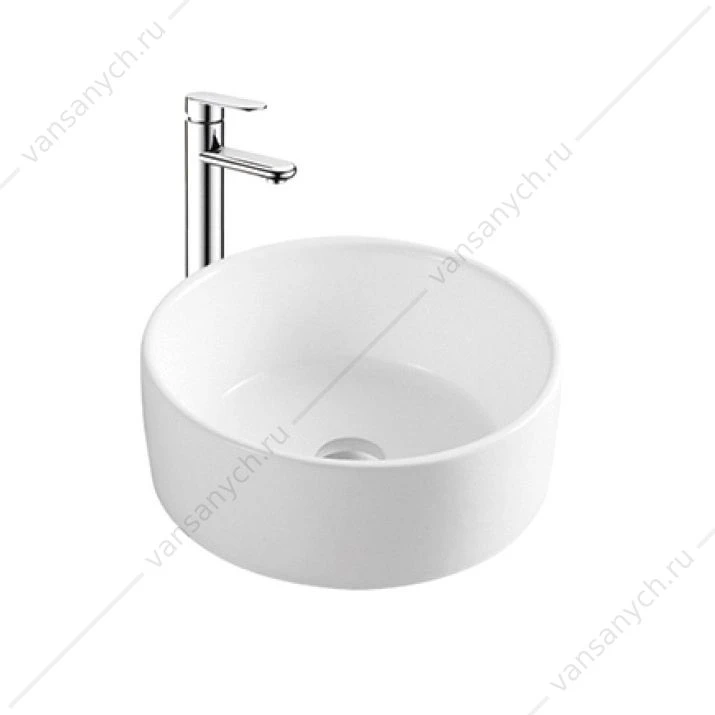 Раковина 40х40 накладная Aquatek белая AQ5118-00
