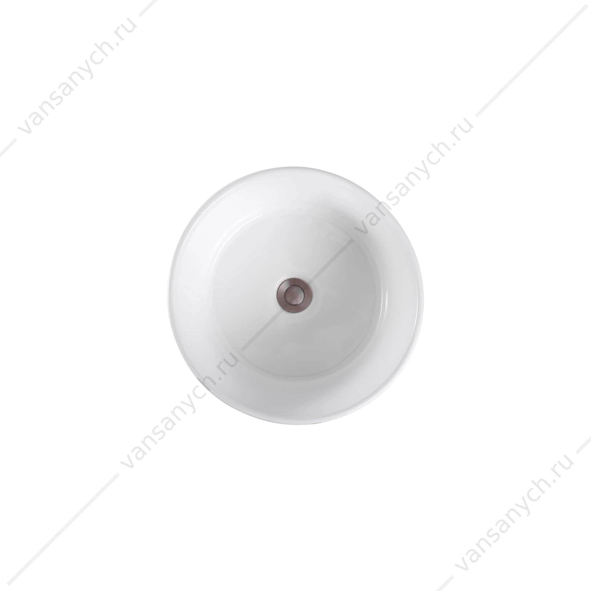 Раковина 40х40 накладная Aquatek белая AQ5118-00
