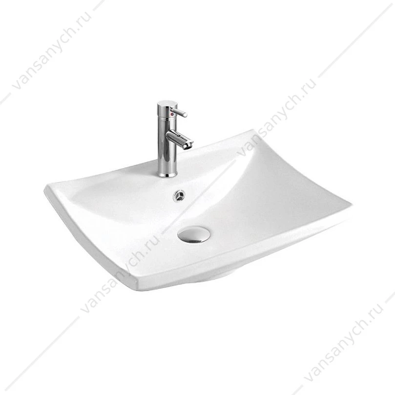Раковина 60х46 накладная Aquatek белая AQ5518-00
