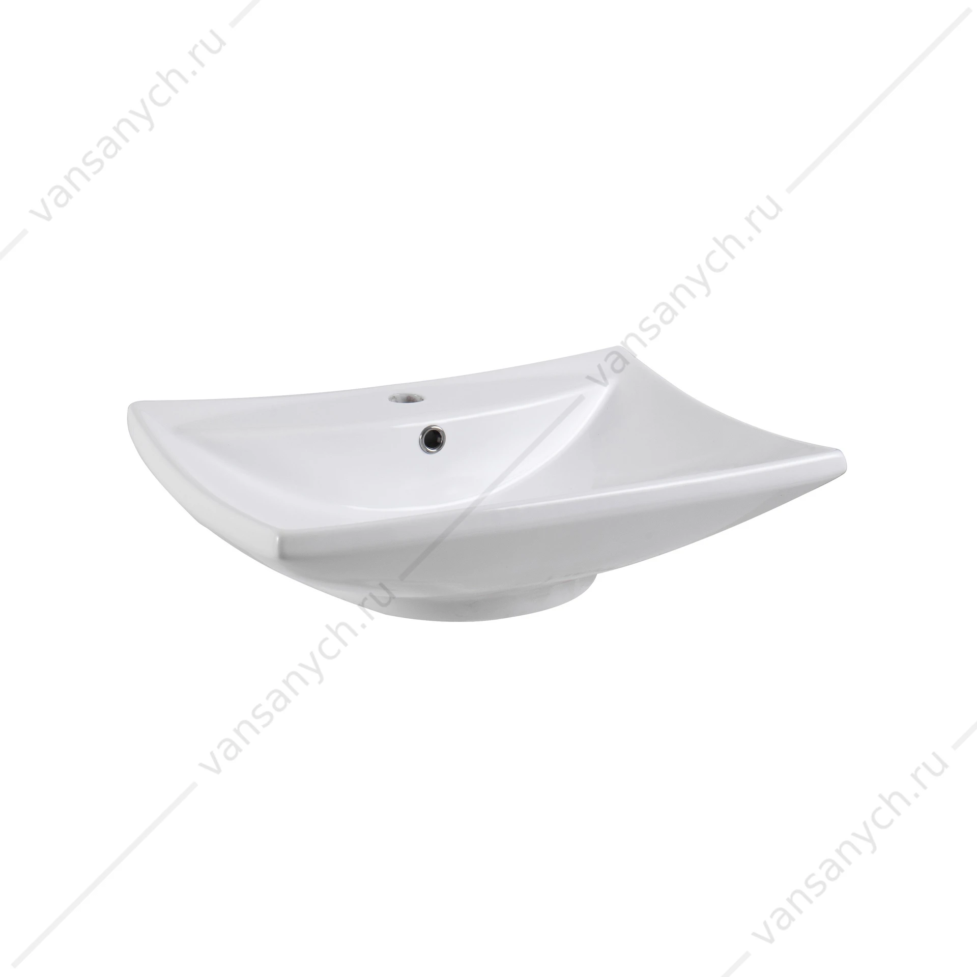 Раковина 60х46 накладная Aquatek белая AQ5518-00