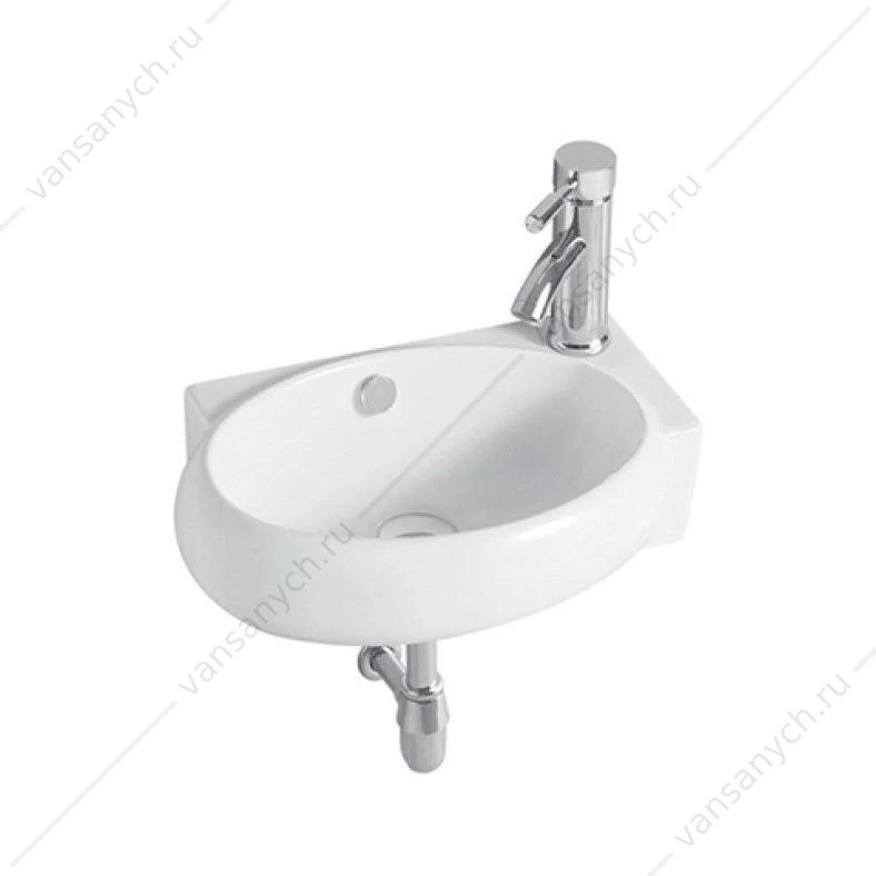 Раковина 42х28 Aquatek белая подвесная AQ5304-00 правая