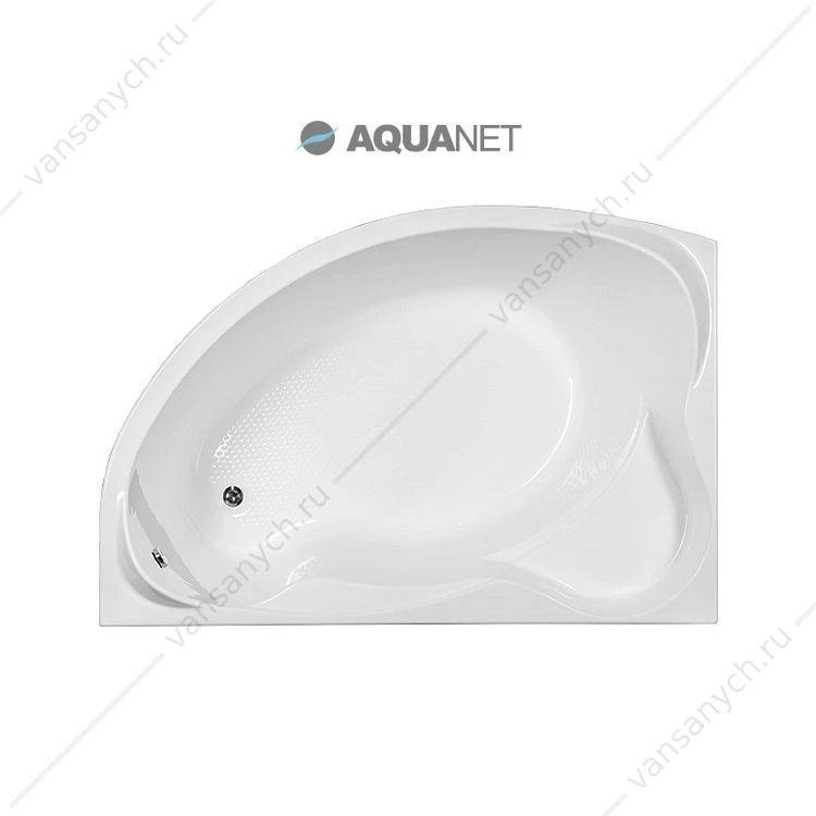 Ванна 160х100 акриловая Aquanet JAMAICA левая