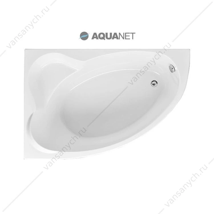 Ванна 150х100 акриловая Aquanet MAYORCA левая