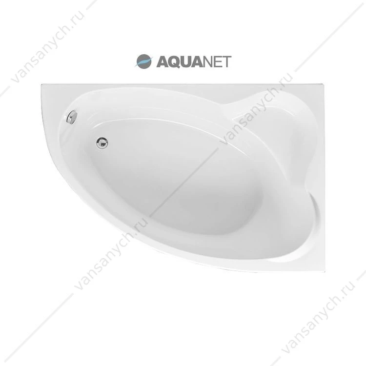 Ванна 150х100 акриловая Aquanet MAYORCA правая