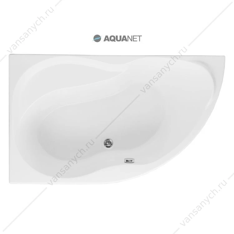 Ванна 150х90 акриловая Aquanet GRACIOSA левая