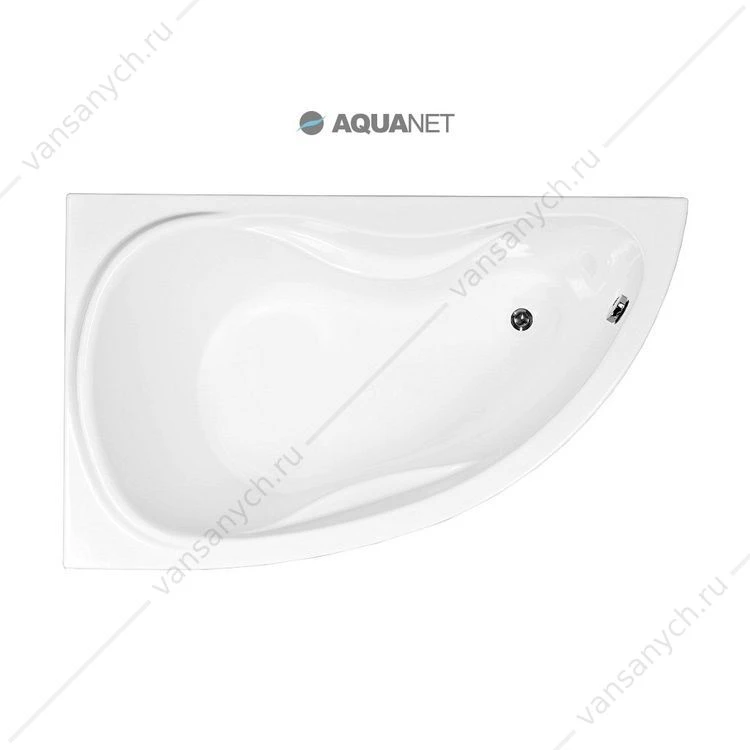Ванна 150х90 акриловая Aquanet MALDIVA левая