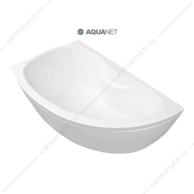 Ванна 150х90 акриловая Aquanet MALDIVA левая