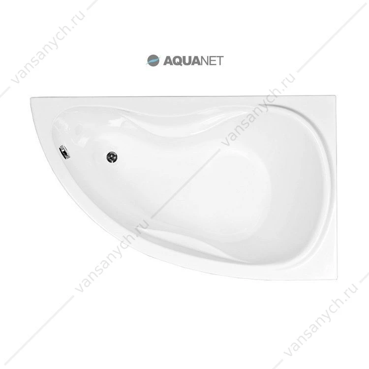 Ванна 150х90 акриловая Aquanet MALDIVA правая