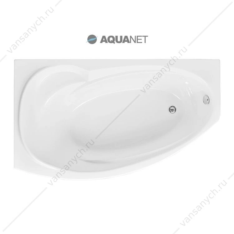 Ванна 170х90 акриловая Aquanet JERSEY правая