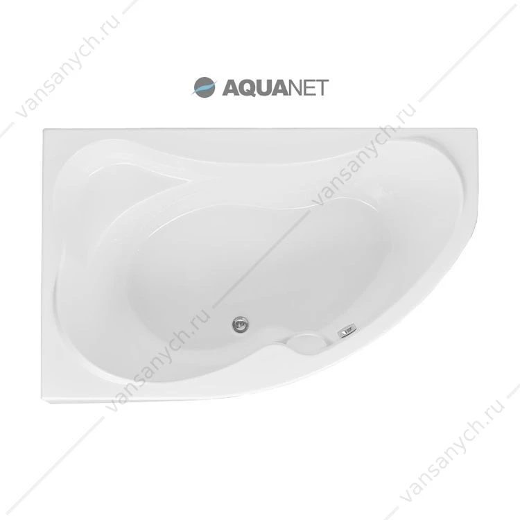 Ванна 170х110 акриловая Aquanet CAPRI левая