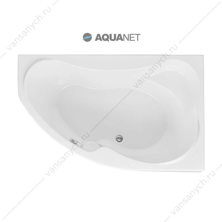 Ванна 170х110 акриловая Aquanet CAPRI правая