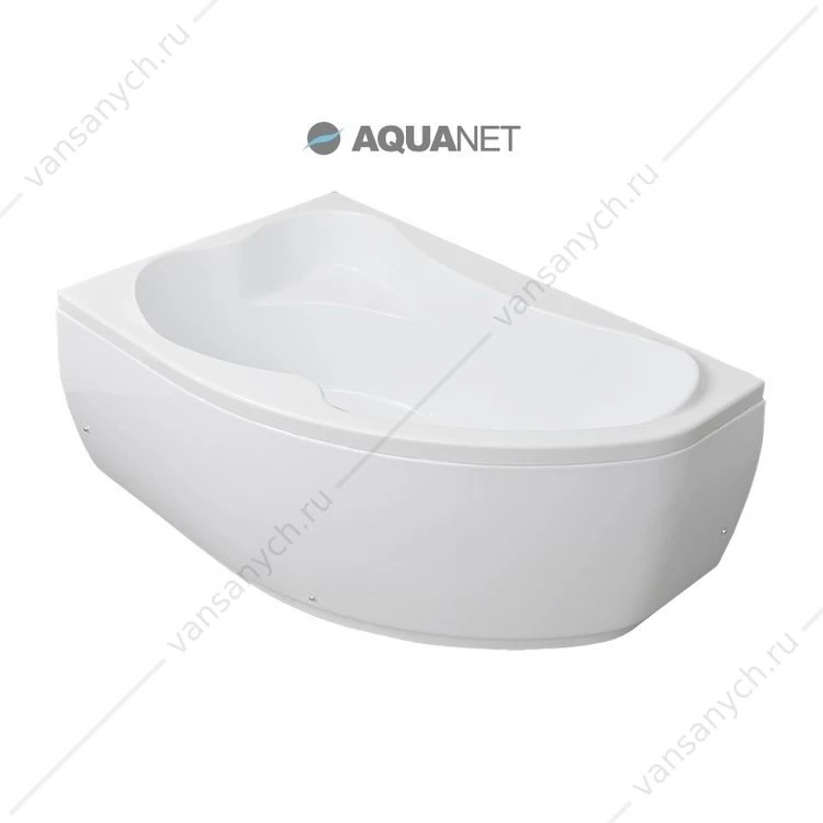 Ванна 160х100 акриловая Aquanet CAPRI левая