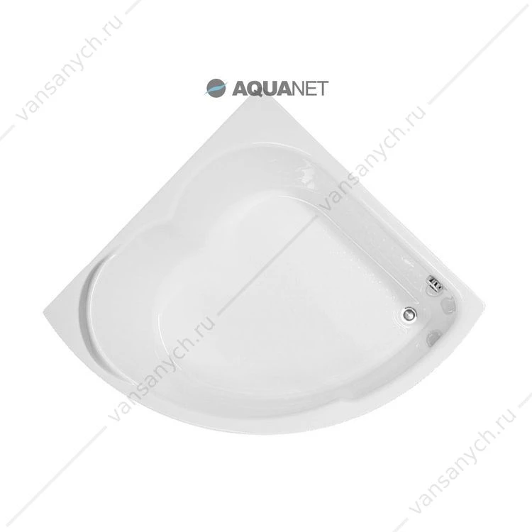 Ванна 120х120 угловая акриловая Aquanet FREGATE