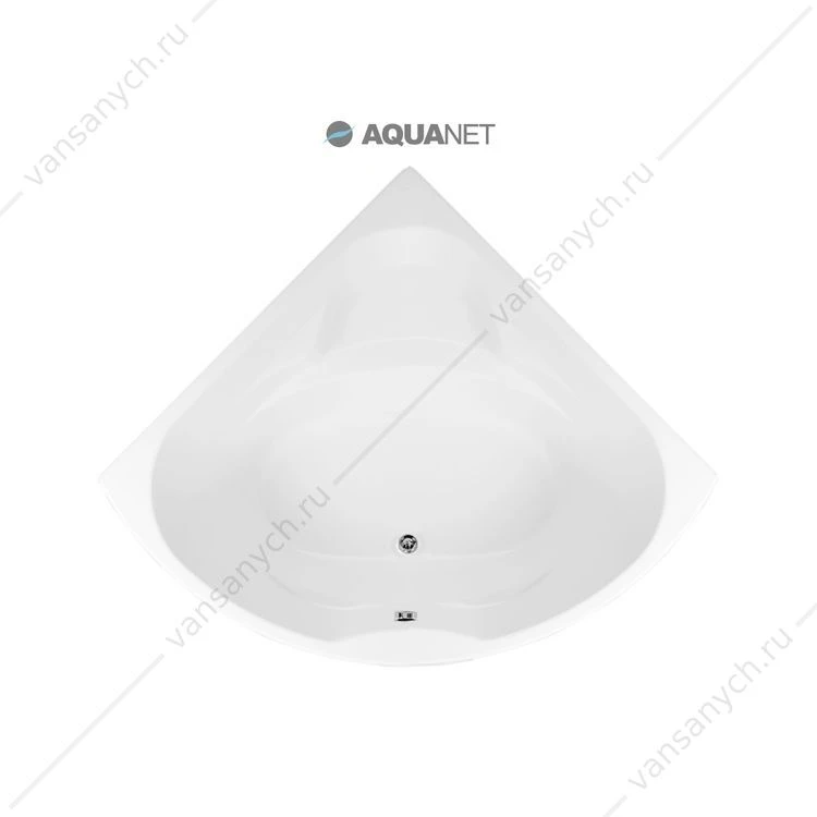 Ванна 130х130 угловая акриловая Aquanet VITORIA