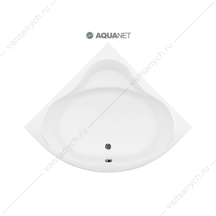 Ванна 140х140 угловая акриловая Aquanet PALAU