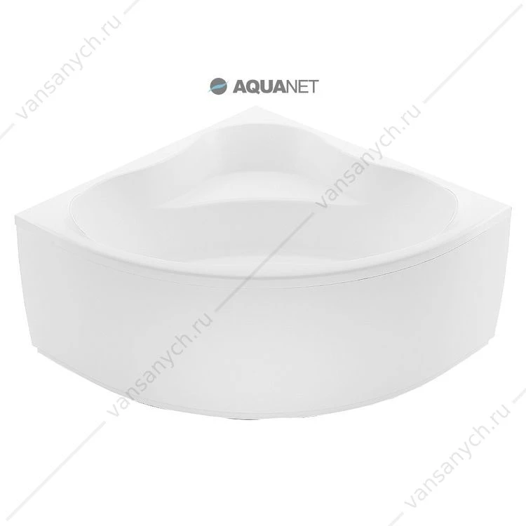Ванна 140х140 угловая акриловая Aquanet PALAU