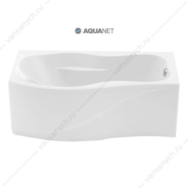Ванна 170х90 акриловая Aquanet BORNEO Левая асимметричная