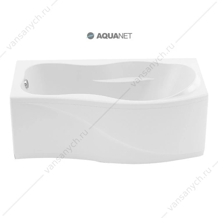 Ванна 170х90 акриловая Aquanet BORNEO Правая асимметричная