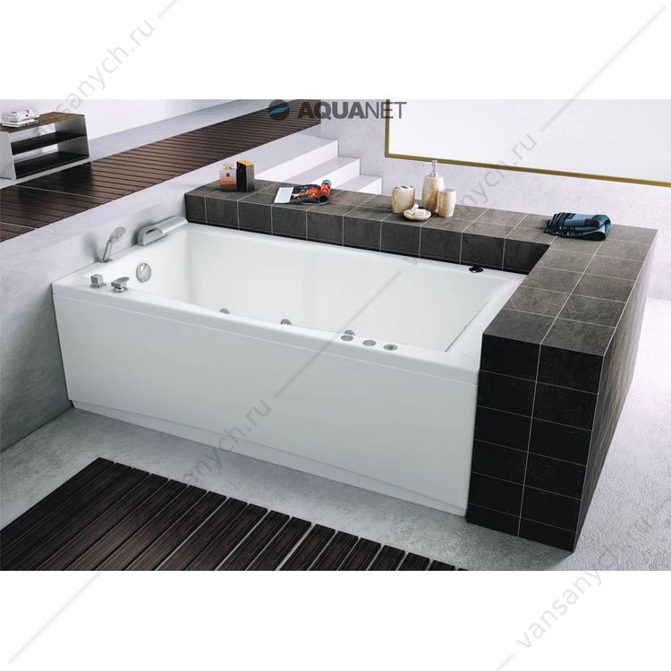 Ванна 190х100 акриловая Aquanet VEGA