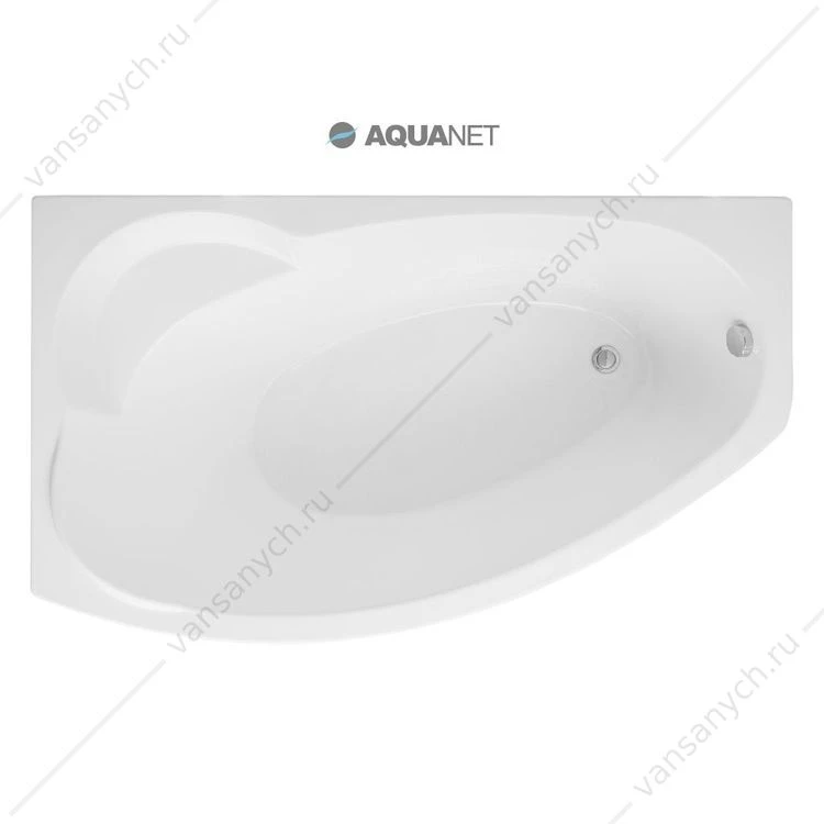 Ванна 170х90 акриловая Aquanet SOFIA левая