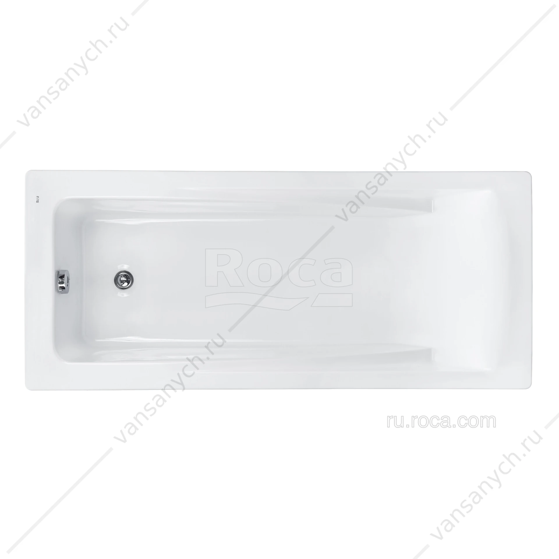 Ванна 170х75 акриловая Hall прямоугольная ZRU9302768