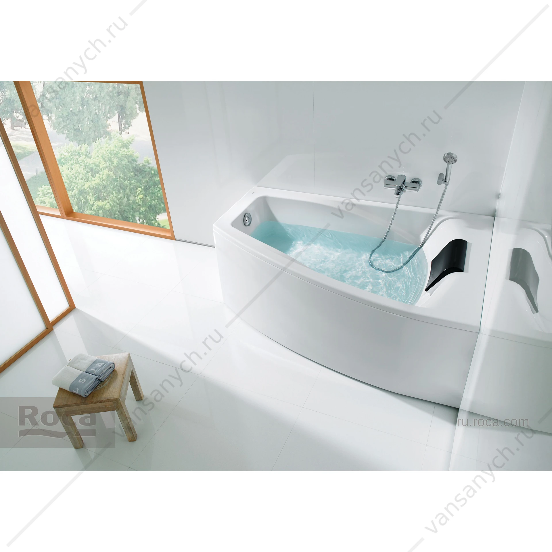 Ванна 150х100 акриловая Hall Angular асимметричная правая ZRU9302865