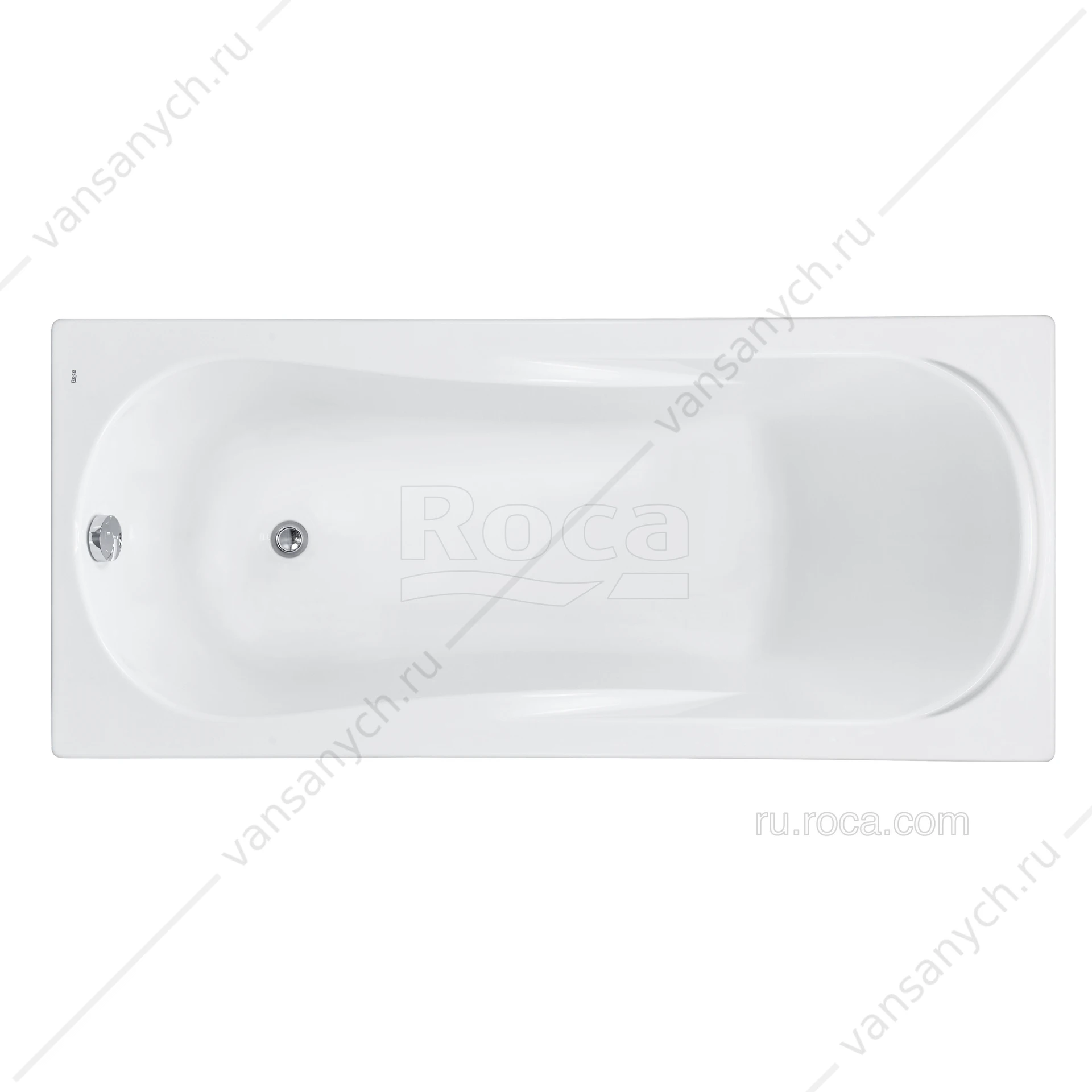 Ванна 160х75 акриловая Uno прямоугольная ZRU9302869