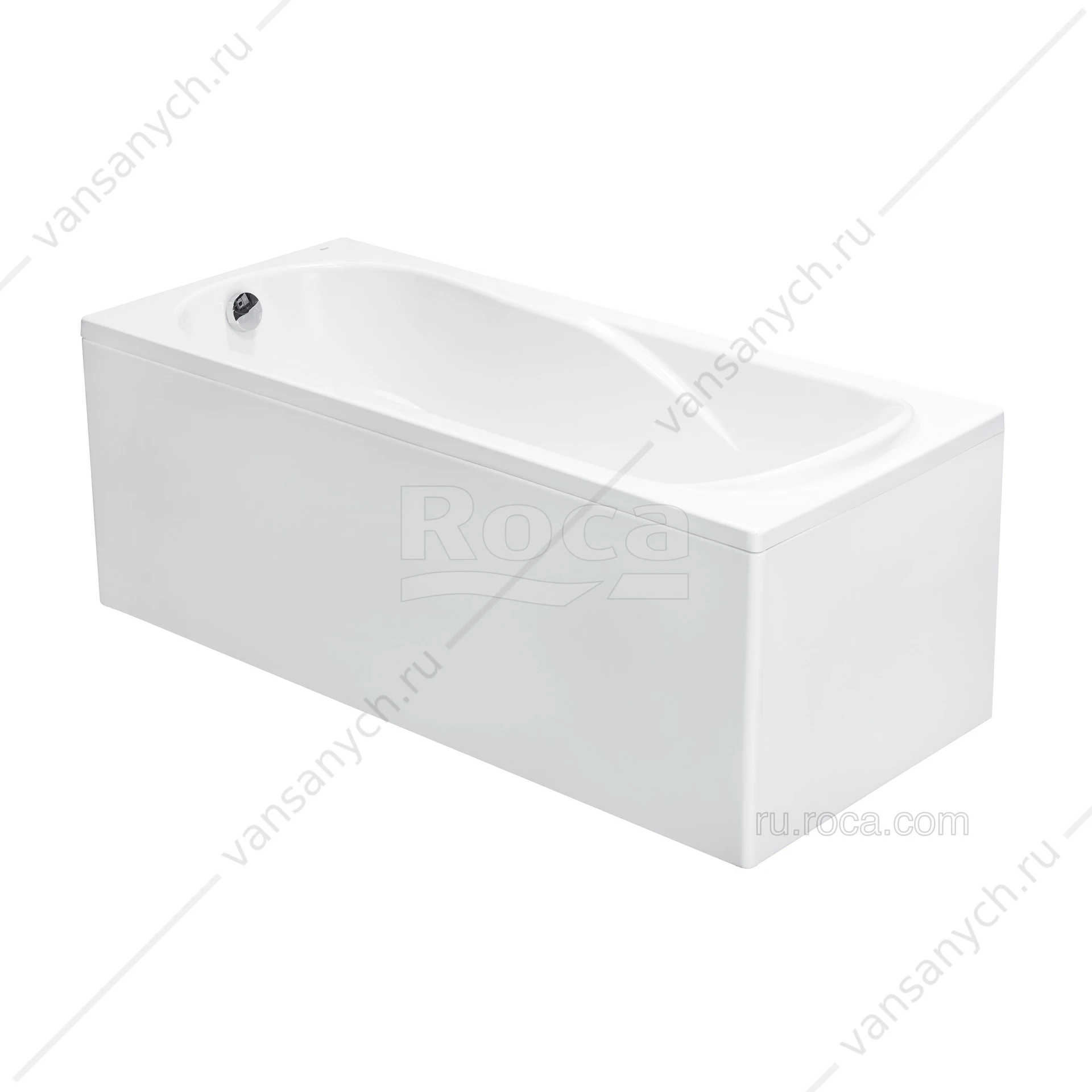 Ванна 170х75 акриловая Uno прямоугольная ZRU9302870