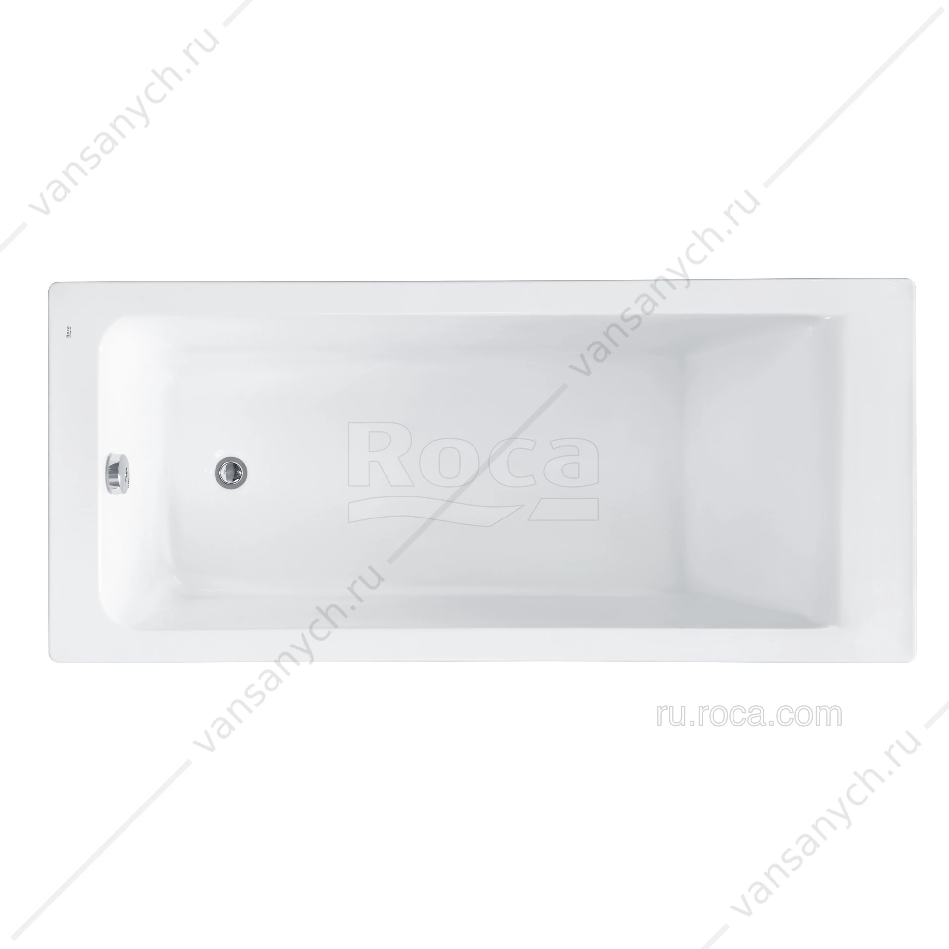 Ванна 170x75 акриловая Easy прямоугольная ZRU9302899