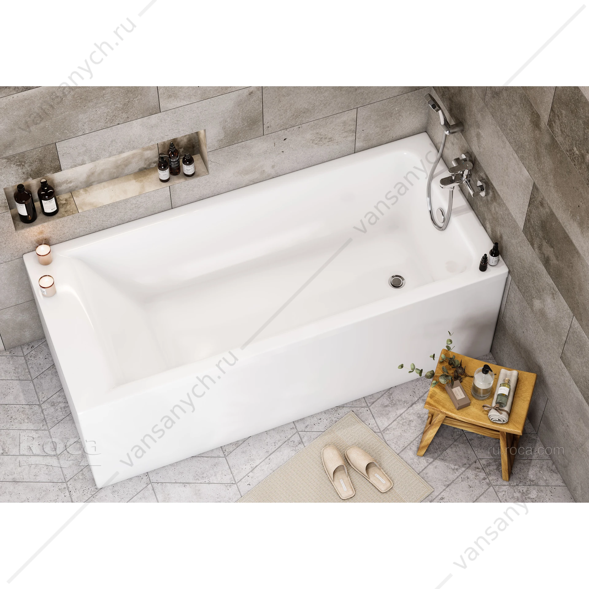 Ванна 150x70 акриловая Easy прямоугольная ZRU9302904