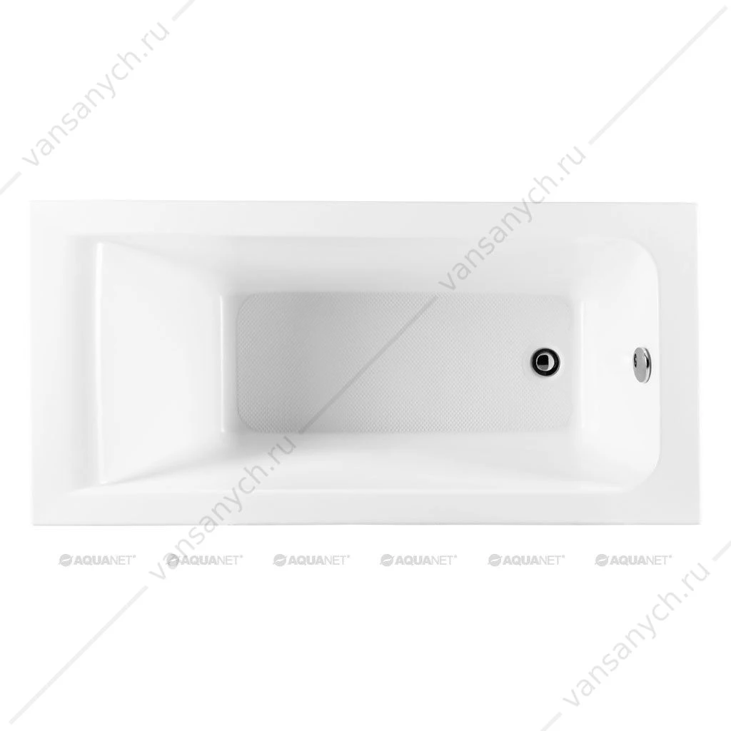 Ванна 145x70 акриловая Aquanet Bright