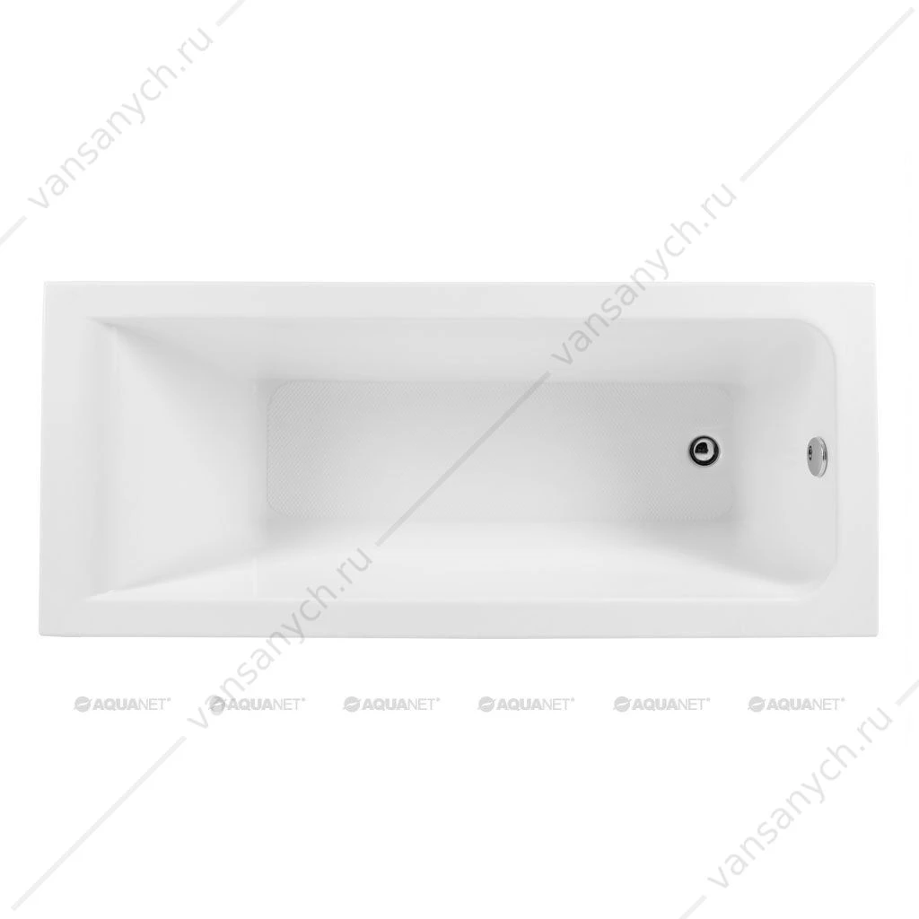 Ванна 165x70 акриловая Aquanet Bright