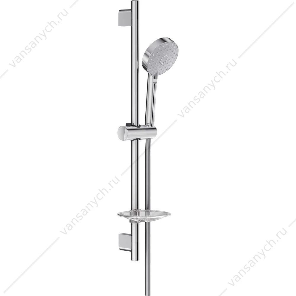 Комплект для душа Jacob Delafon Awaken 110 mm, со штангой и мыльницей, E99898RU-CP