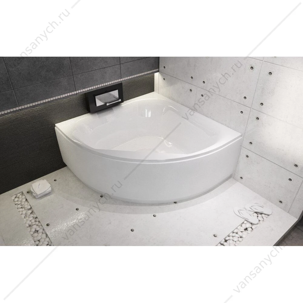 Ванна 140x140 угловая акриловая RIHO ATLANTA, BB7000500000000