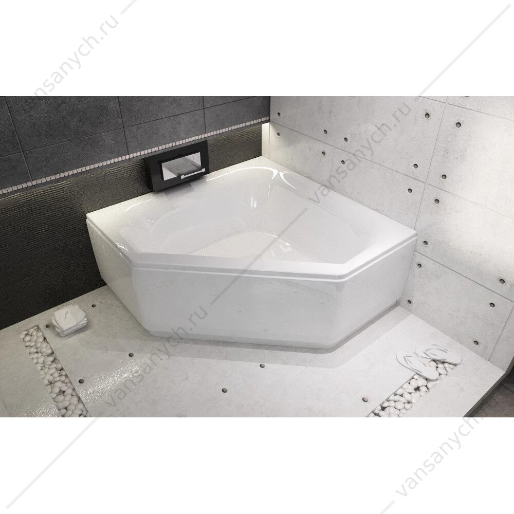 Ванна 145x145 угловая акриловая RIHO AUSTIN, BA1100500000000