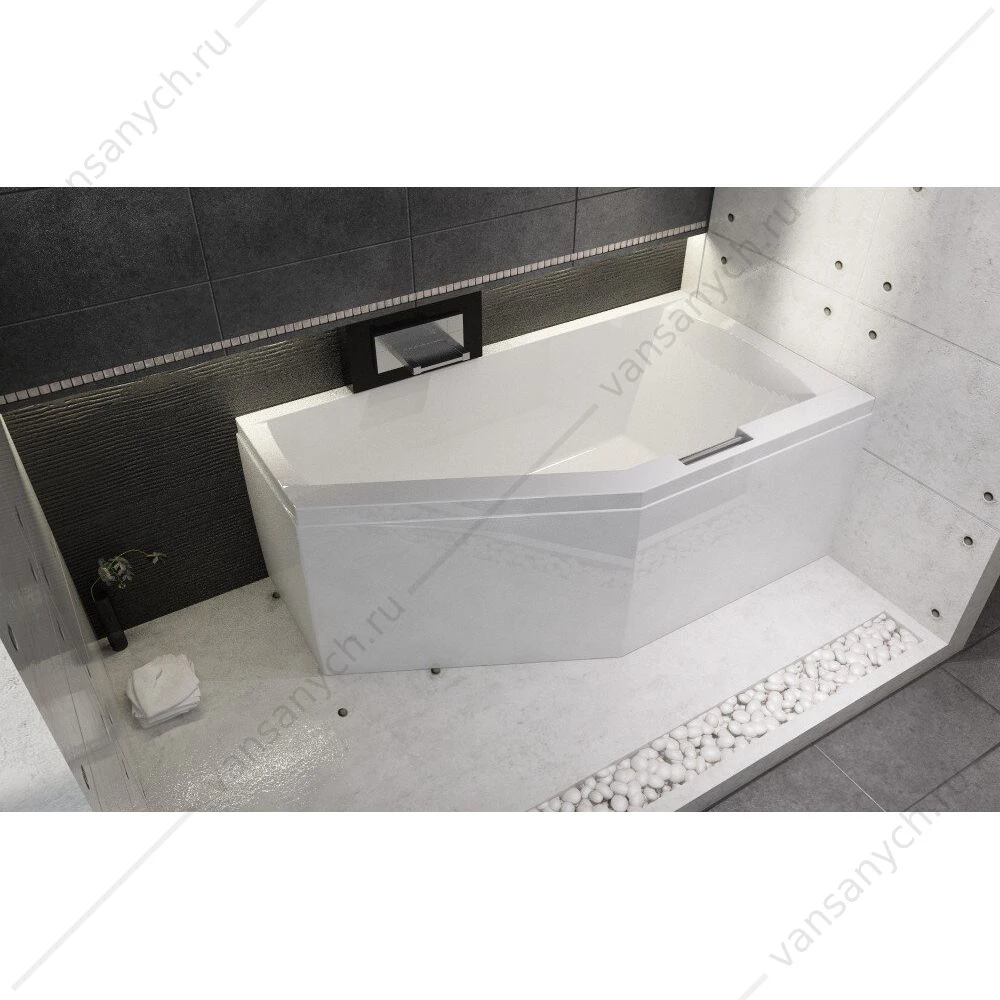 Ванна 170x90 акриловая RIHO GETA, L асимметричная, BA8900500000000