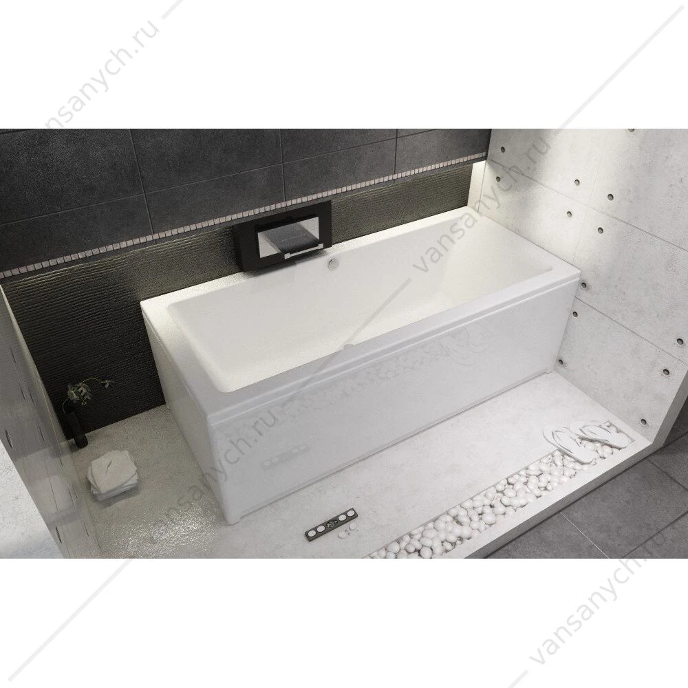 Ванна 180x90 акриловая RIHO LUSSO прямоугольная, BA7700500000000