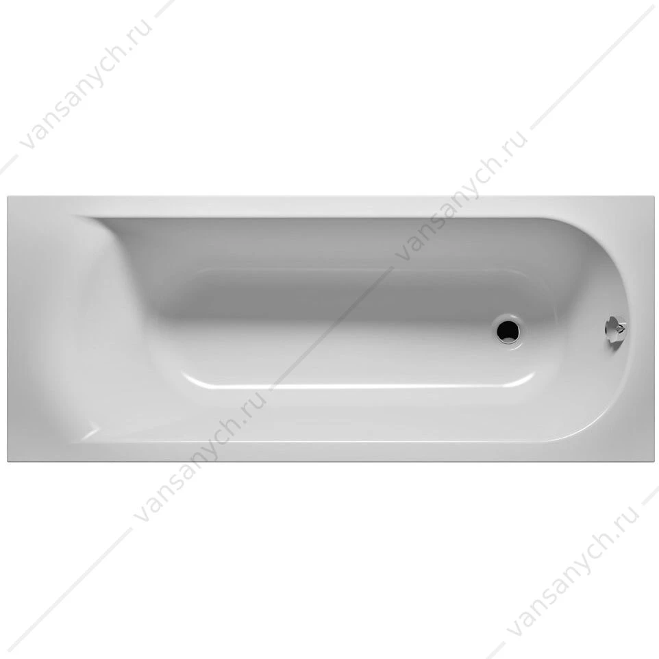Ванна 180x80 акриловая RIHO MIAMI прямоугольная, BB6400500000000