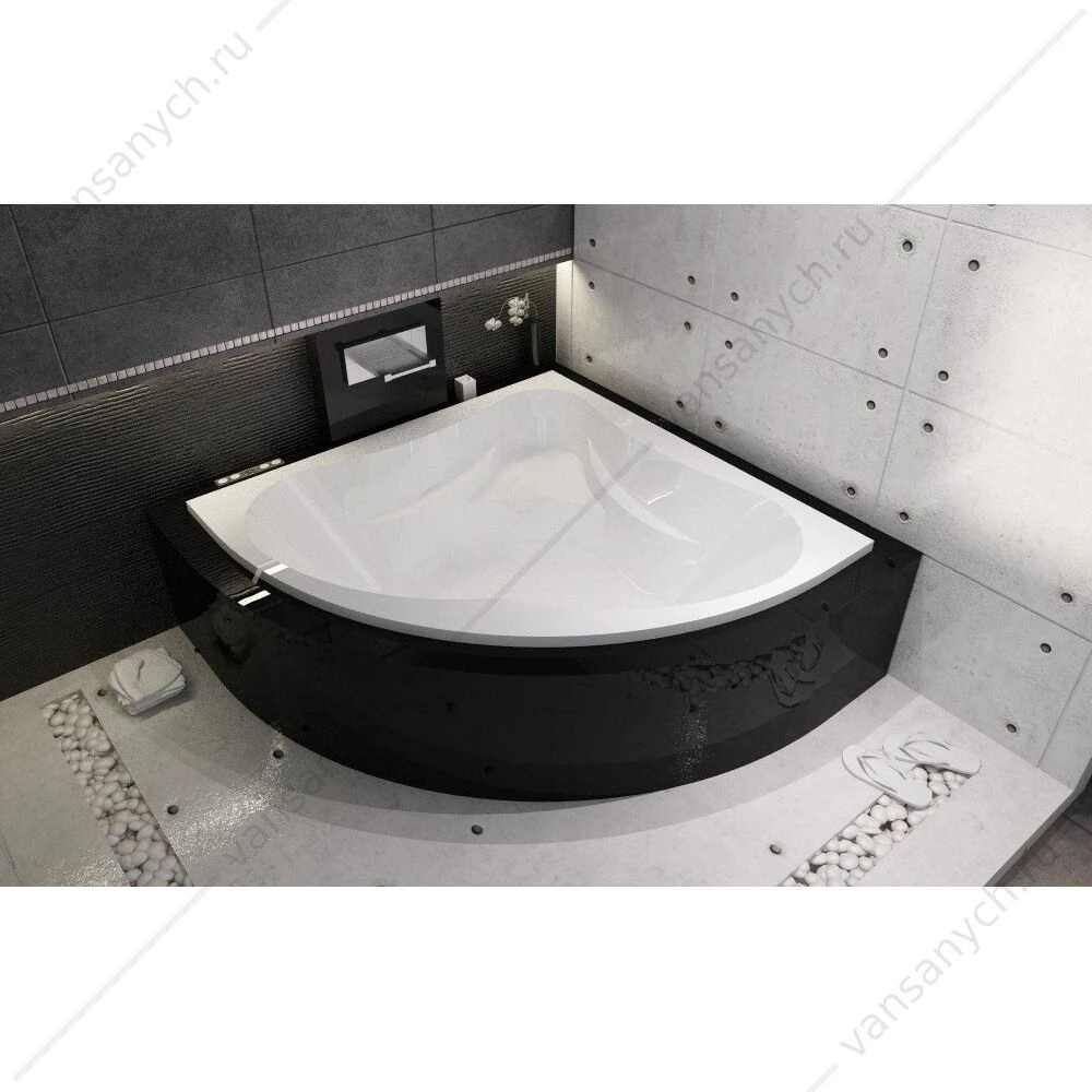 Ванна 140x140 угловая акриловая RIHO NEO, BC3400500000000