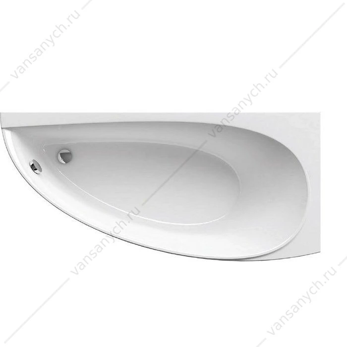 Ванна 160х75 акриловая Ravak AVOCADO 160 правая, CH01000000