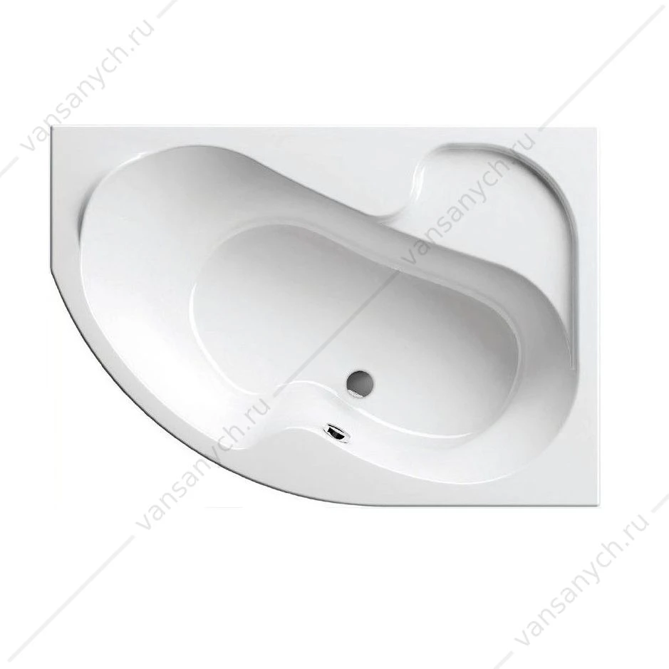 Ванна 160х105 акриловая Ravak акриловая Ravak Rosa I правая, CL01000000