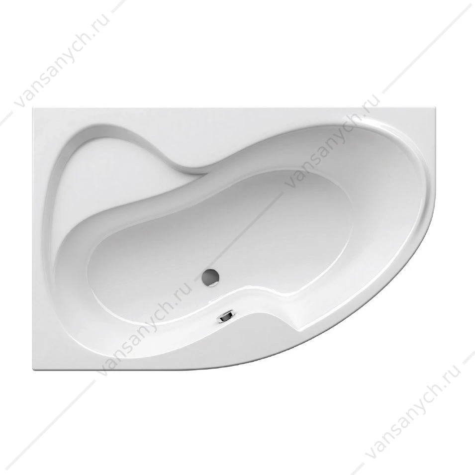 Ванна 160х105 акриловая Ravak Rosa II левая, CM21000000