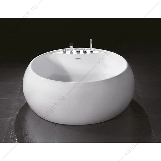 Ванна 155х155 круглая акриловая BELBAGNO BB30-1550 отдельностоящая