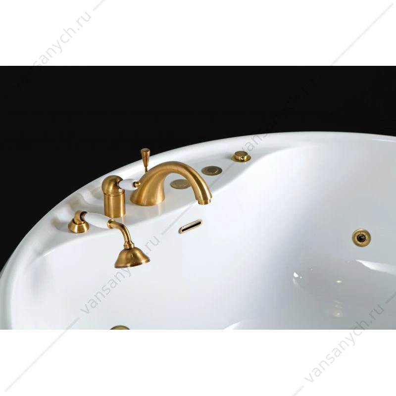 Ванна 155х155 круглая акриловая BELBAGNO BB30-1550 отдельностоящая