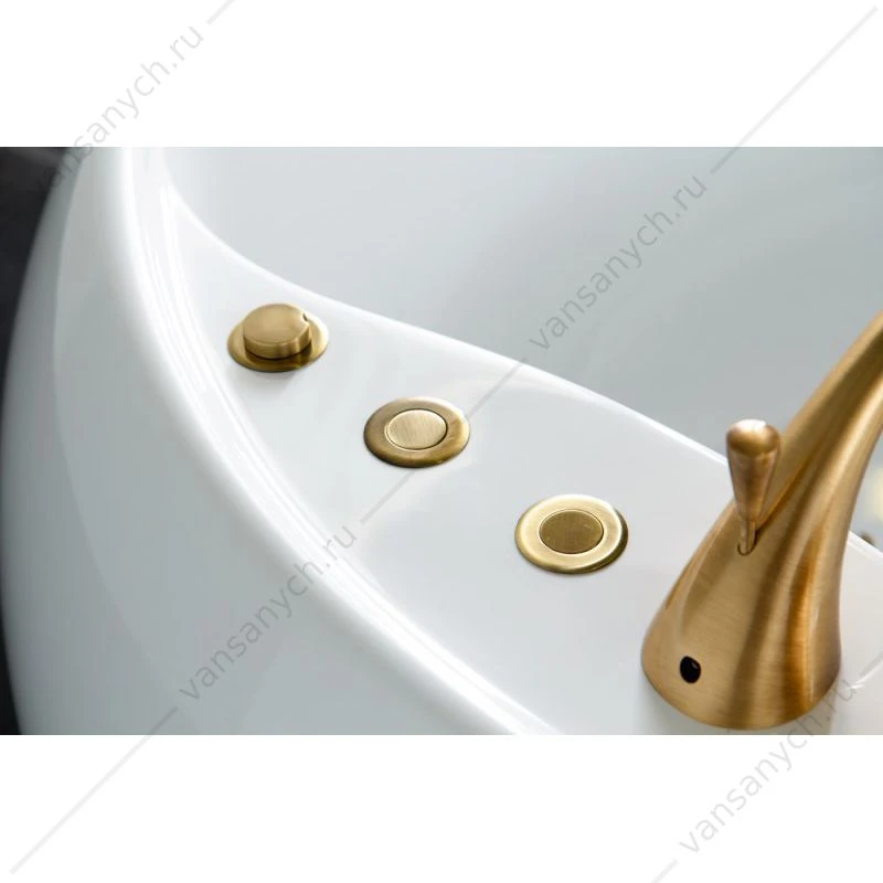 Ванна 155х155 круглая акриловая BELBAGNO BB30-1550 отдельностоящая