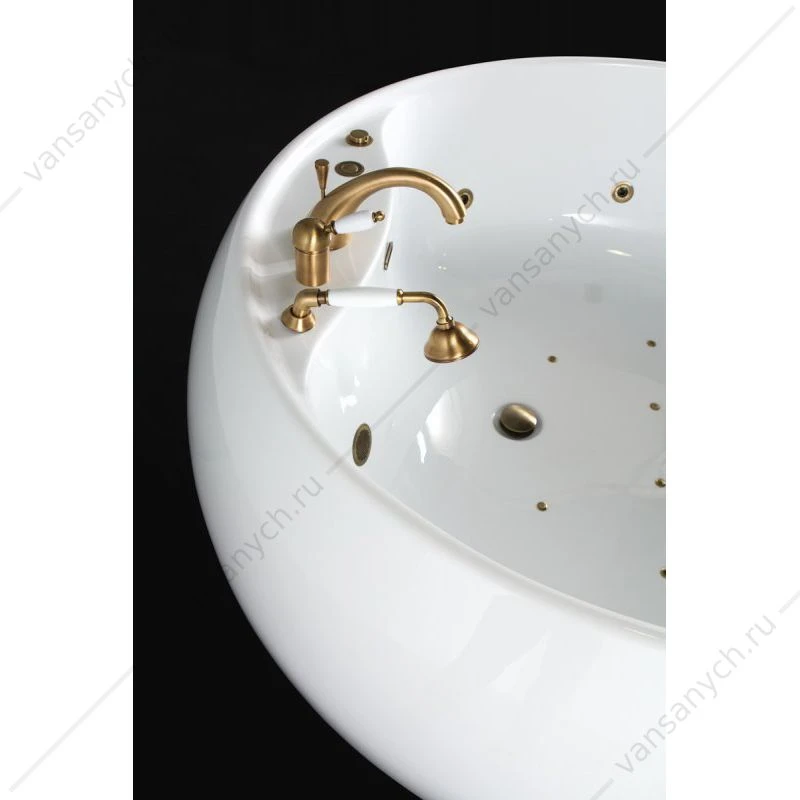 Ванна 155х155 круглая акриловая BELBAGNO BB30-1550 отдельностоящая